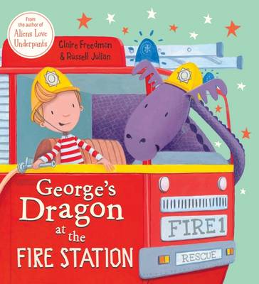 Book cover for George's Dragon at the Fire Station