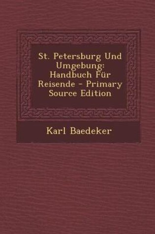 Cover of St. Petersburg Und Umgebung