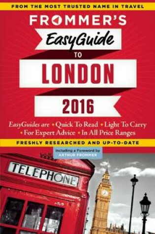 Cover of Frommer's EasyGuide to London 2016