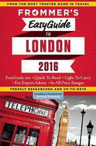 Cover of Frommer's Easyguide to London 2016