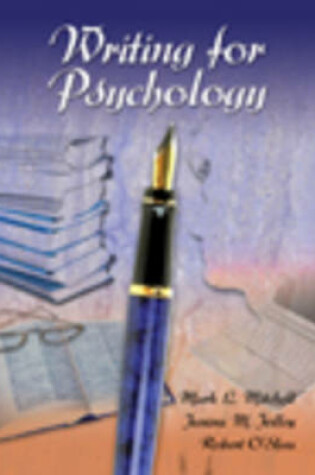 Cover of Writing for Psychology