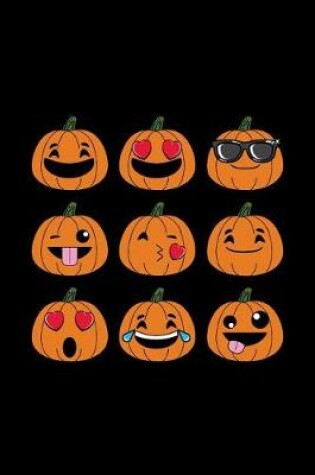 Cover of Funny Pumpkin Emoji Faces