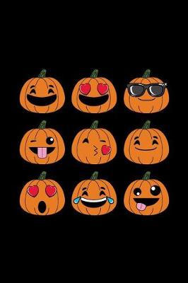 Book cover for Funny Pumpkin Emoji Faces