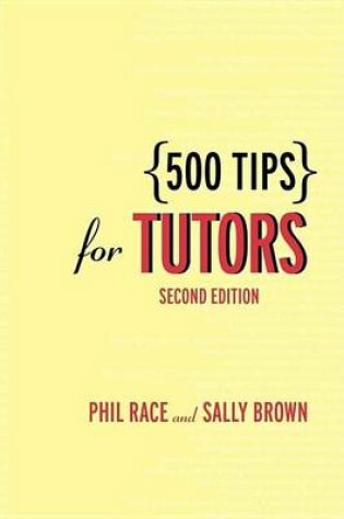 Cover of 500 Tips for Tutors