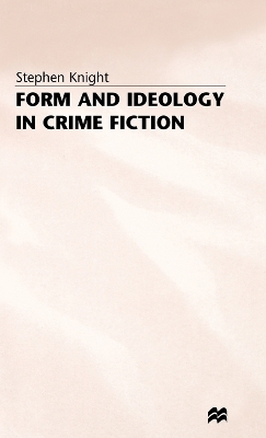 Book cover for Form and Ideology in Crime Fiction