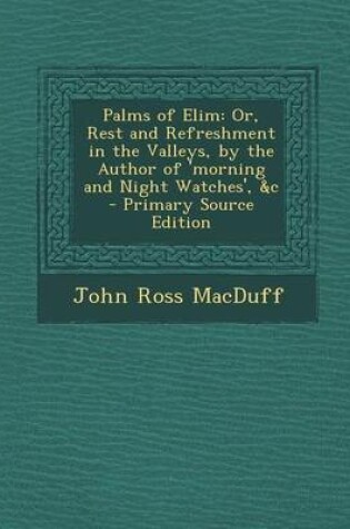 Cover of Palms of Elim