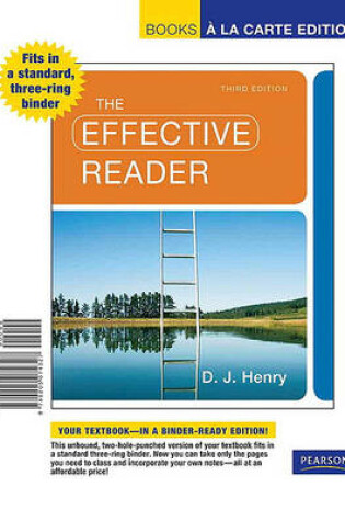 Cover of The Effective Reader, Books a la Carte Edition