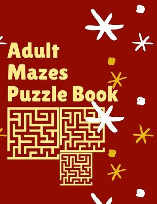 Book cover for Adult Mazes Puzzle Book