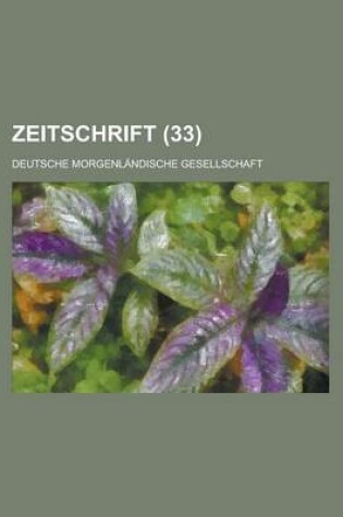 Cover of Zeitschrift (33)