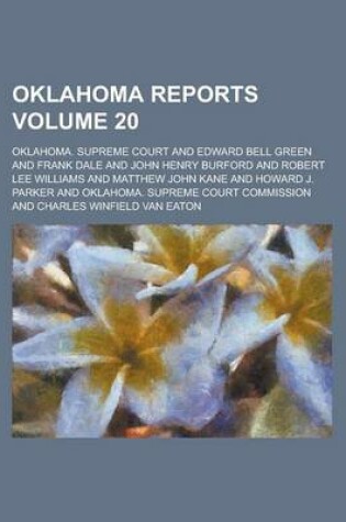 Cover of Oklahoma Reports Volume 20