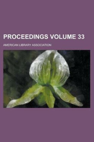 Cover of Proceedings Volume 33