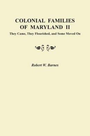 Cover of Colonial Families of Maryland II