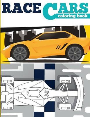 Book cover for RACE CARS Coloring Book