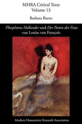 Book cover for 'Phosphorus Hollunder' Und 'Der Posten Der Frau' Von Louise Von Francois