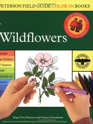 Book cover for Peterson Field Guide Coloring Book: Wildflowers
