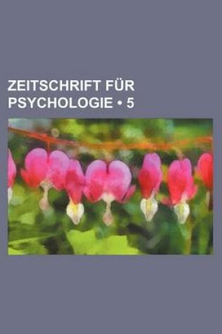 Cover of Zeitschrift Fur Psychologie (5)