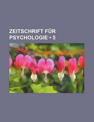 Book cover for Zeitschrift Fur Psychologie (5)