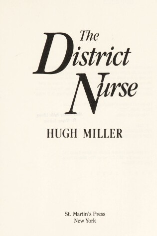 Cover of The District Nurse