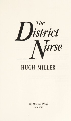 Book cover for The District Nurse