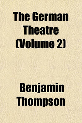 Book cover for The German Theatre Volume 4