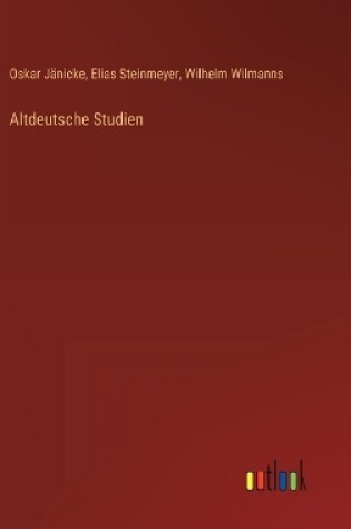 Cover of Altdeutsche Studien