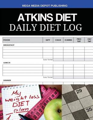 Book cover for Atkins Diet Daily Diet Log