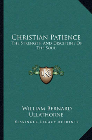 Cover of Christian Patience Christian Patience