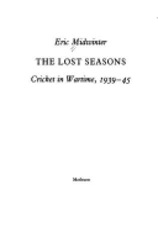 Cover of The Lost Seasons