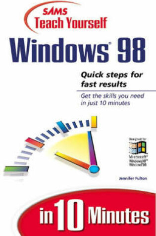 Cover of Sams Teach Yourself Windows 98 in 10 Minutes