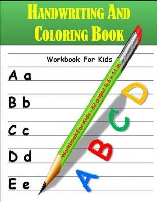 Book cover for Handwriting and Coloring Book