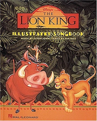 Book cover for The Lion King Illustrated Songbook
