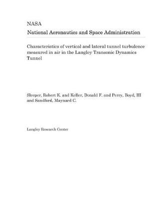 Book cover for Characteristics of Vertical and Lateral Tunnel Turbulence Measured in Air in the Langley Transonic Dynamics Tunnel