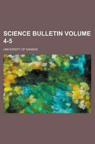 Cover of Science Bulletin Volume 4-5