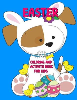 Book cover for Easter Coloring and Activity Book for Kids