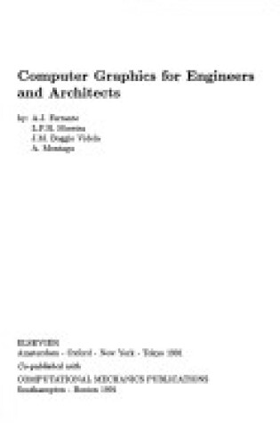 Cover of Computer Graphics for Engineers and Architects