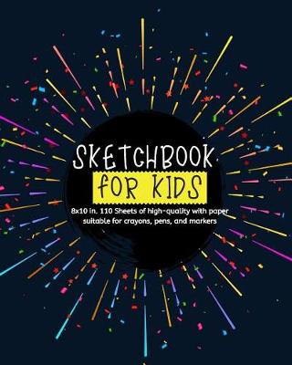 Book cover for Sketchbook for kids