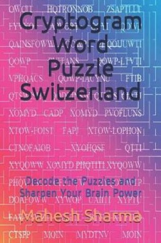 Cover of Cryptogram Word Puzzle Switzerland