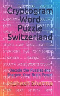 Book cover for Cryptogram Word Puzzle Switzerland