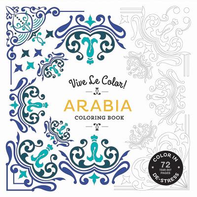 Book cover for Vive Le Color! Arabia (Coloring Book)