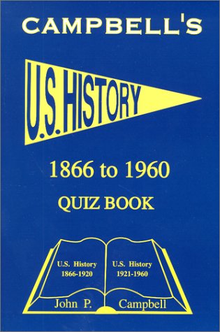 Book cover for Campbell's Quiz Book on U. S. History from 1866 to 1960