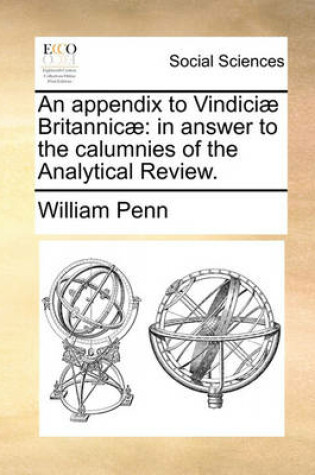 Cover of An Appendix to Vindici] Britannic]