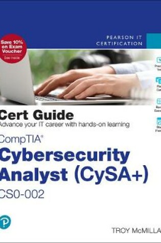 Cover of CompTIA Cybersecurity Analyst (CySA+) CS0-002 Cert Guide