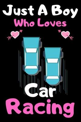 Book cover for Just a boy who loves car racing