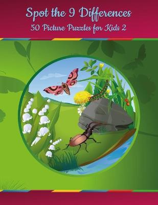 Book cover for Spot the 9 Differences - 50 Picture Puzzles for Kids 2