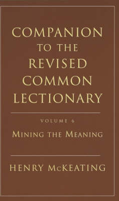 Book cover for Companion to the Revised Common Lectionary