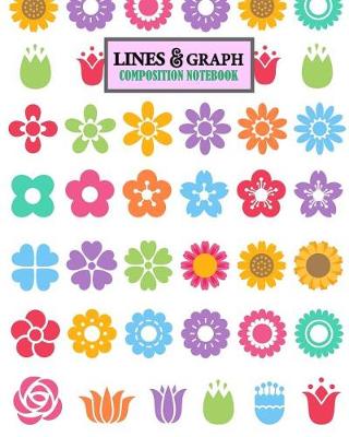 Book cover for Lines & Graph Composition Notebook