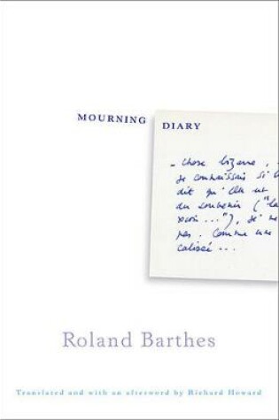 Cover of Mourning Diary