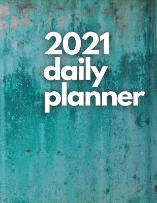 Cover of Large 2021 Daily Planner, Turquoise Edition