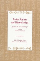 Book cover for Ancient Aramaic and Hebrew Letters