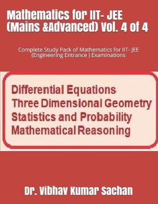 Cover of Mathematics for IIT- JEE (Mains &Advanced) Vol. 4 of 4